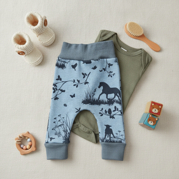 Baby-Hose aus Alpenfleece Winterhose - Größe 56