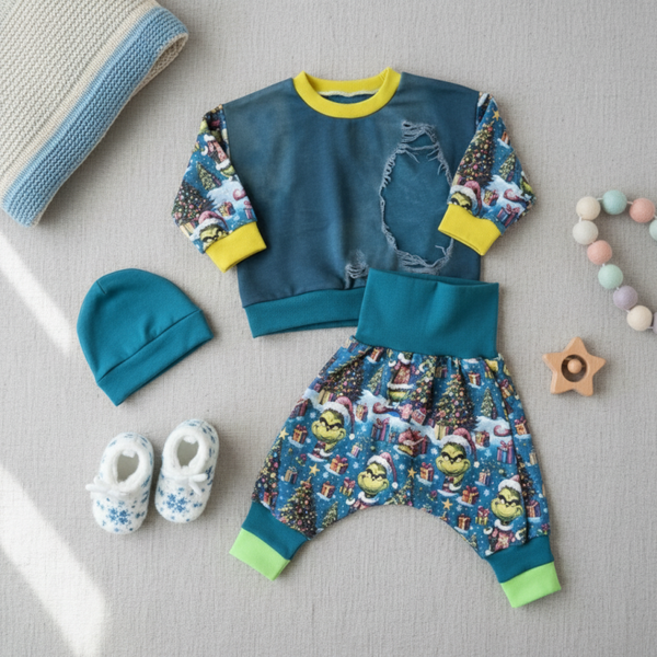 Sets Hose & Pulli aus Jersey / French Terry - Größe 56
