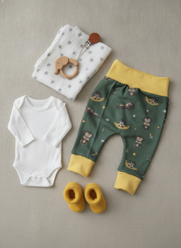 Baby-Hosen aus Jersey / French Terry – Größe 50–56