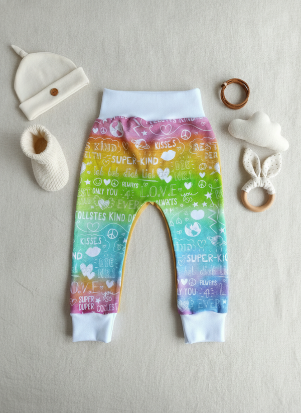 Baby-Hosen aus Jersey / French Terry – Größe 74-80