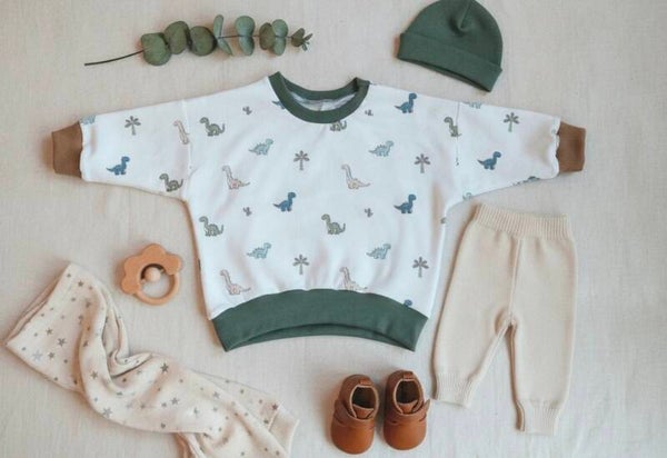 Baby-Pullis aus Jersey / French Terry – Größe 68