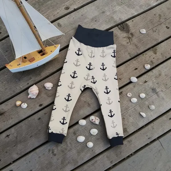 Baby-Hosen aus Jersey – Größe 74