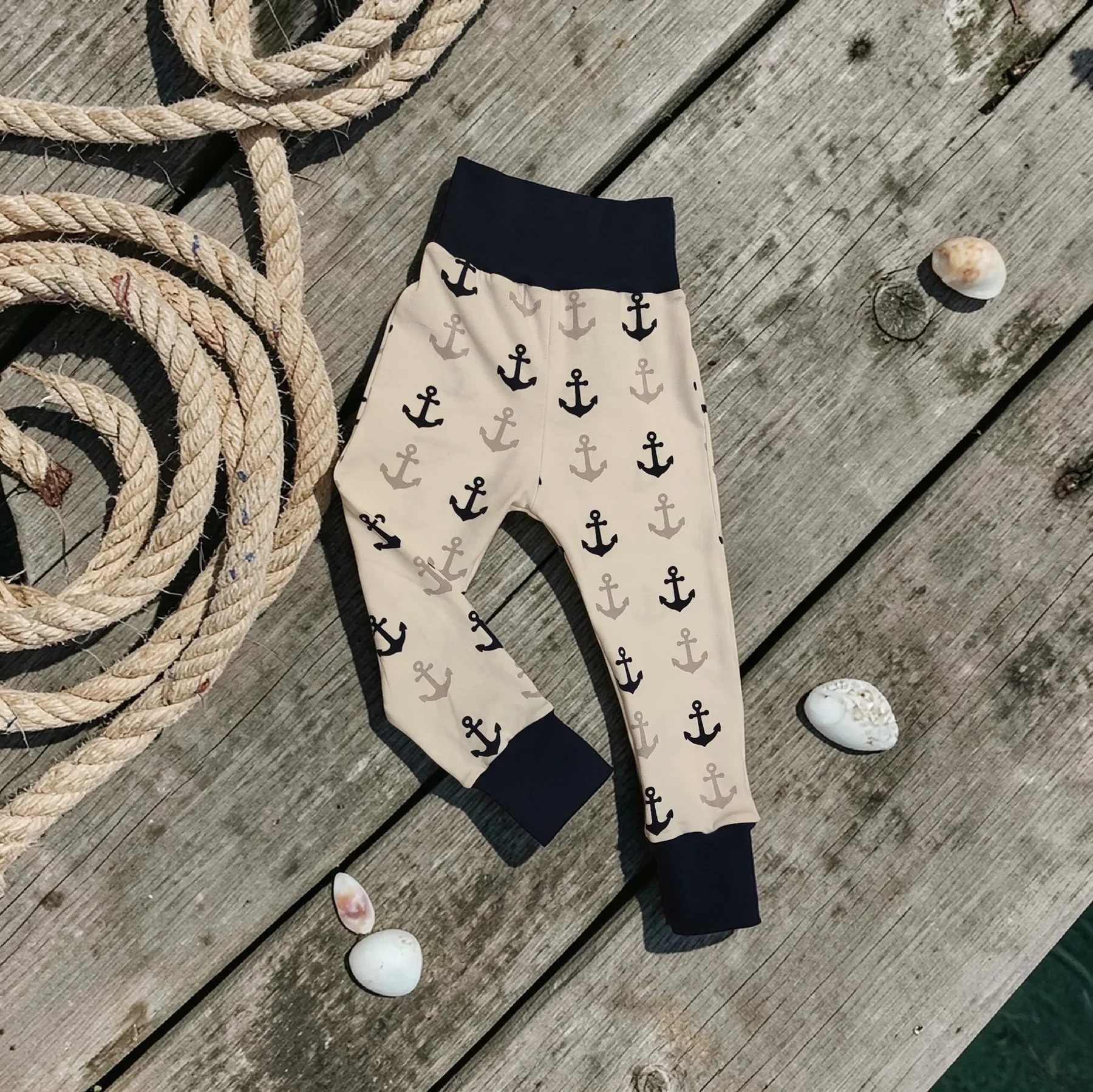 Leggings aus Jersey / French Terry – Größe 86