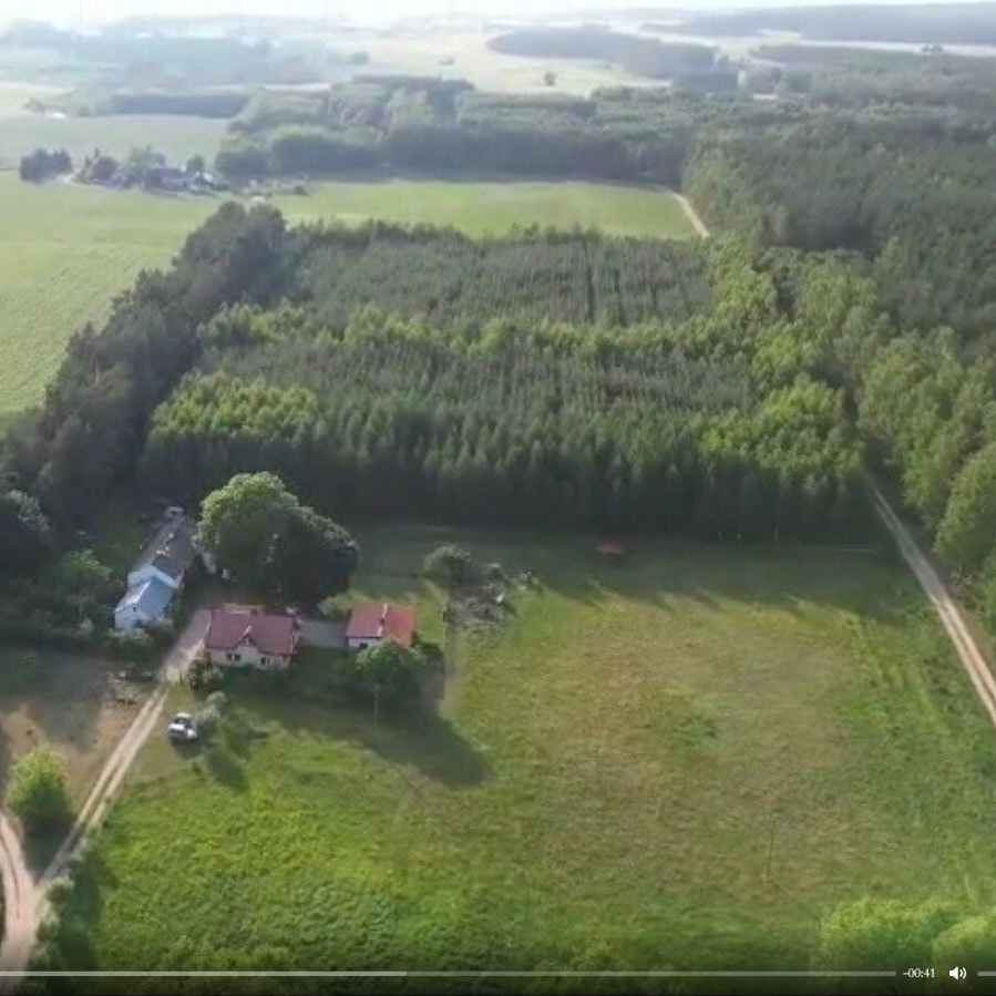 Rybno - wolnostojący dom na 5 ha. w doskonałej lokalizacji.