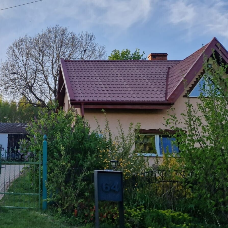 Rybno - wolnostojący dom na 1 ha, bez lasu