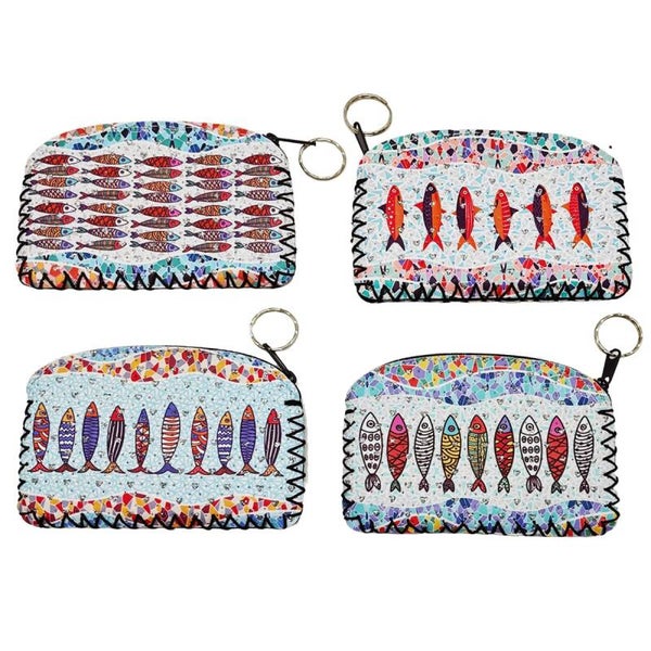 Porte Monnaie Poissons 17 x 0,50 x 9,50 cm