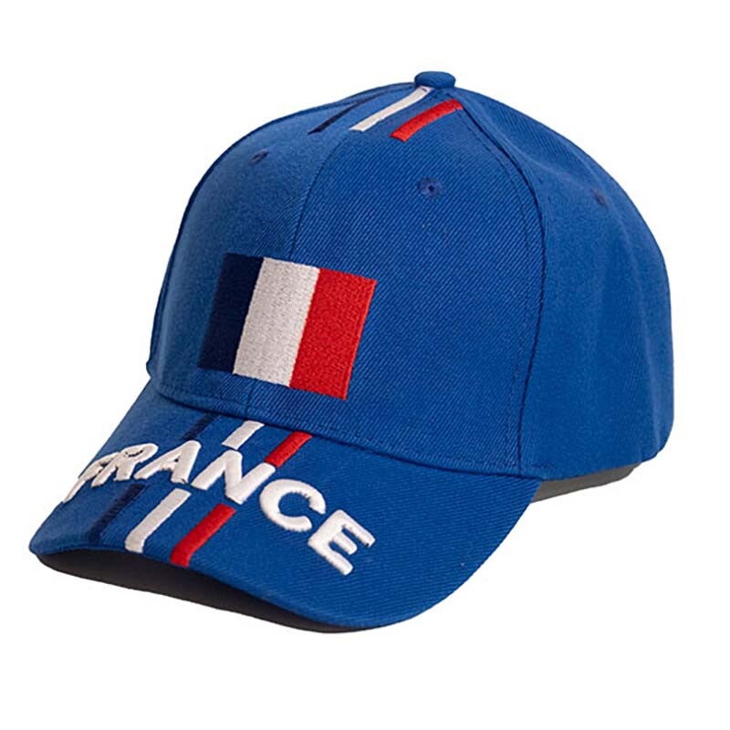 Casquette France Bleu – Drapeau Tricolore Brodé – Supporter Officiel