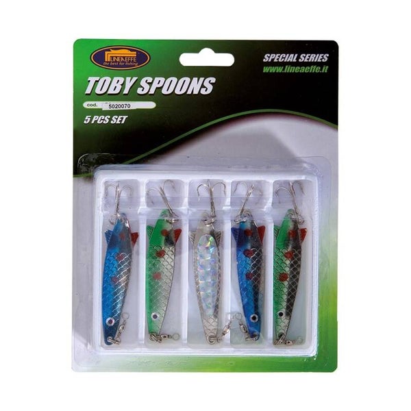 Cuillères Ondulantes Lineaeffe Toby Spoons Spécial Séries — Set 5 pièces · 12g