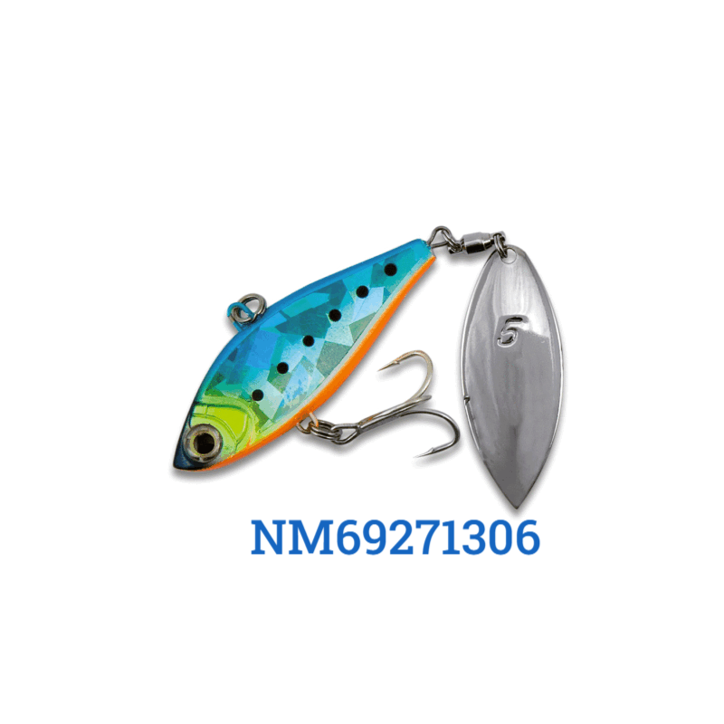 NOMURA – METAL VIB MULTICOLORE BLEU Orange Coulant 6,0 cm 38 g