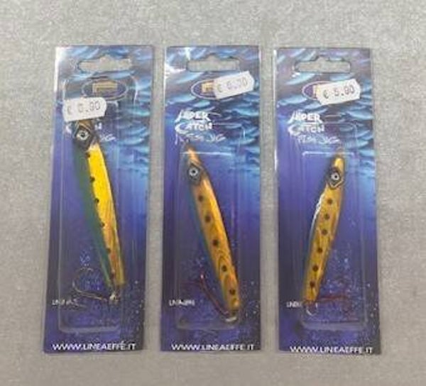 🔥 Lot Déstockage – 3 Jigs Lineaeffe Hiper Catch (40g/60g/80g)