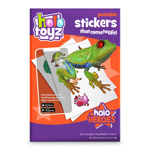 Stickers HoloToyz — Collection Holo Heroes · 10 stickers détachables