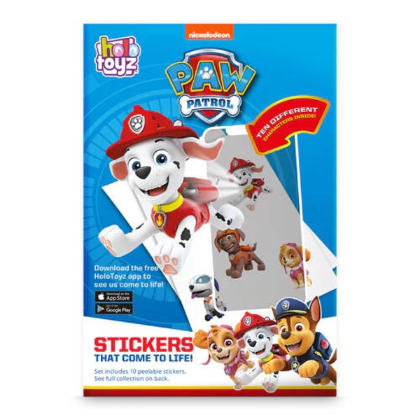 Stickers HoloToyz — Collection PAW Patrol · 10 stickers détachables