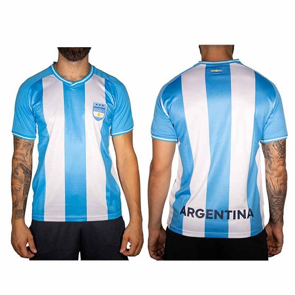 Maillot Argentine Domicile – 3 Étoiles Champions du Monde 2022