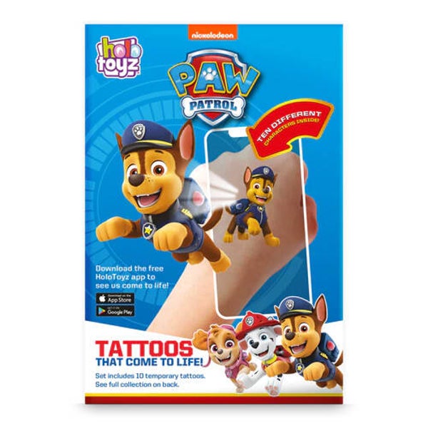 Tatouages Temporaires HoloToyz — Collection PAW Patrol · 10 tatouages