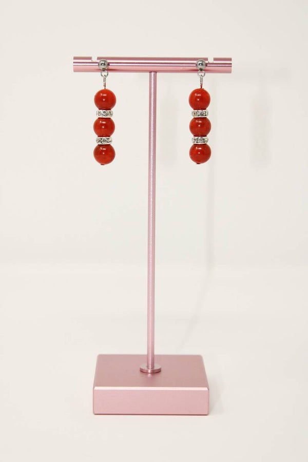Balletjes oranje met diamant