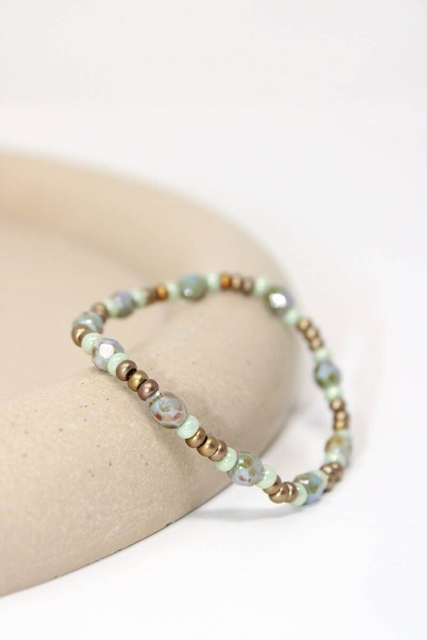 Armband mix aarde tinten