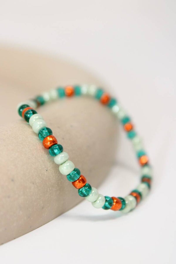 Armband groen/oranje