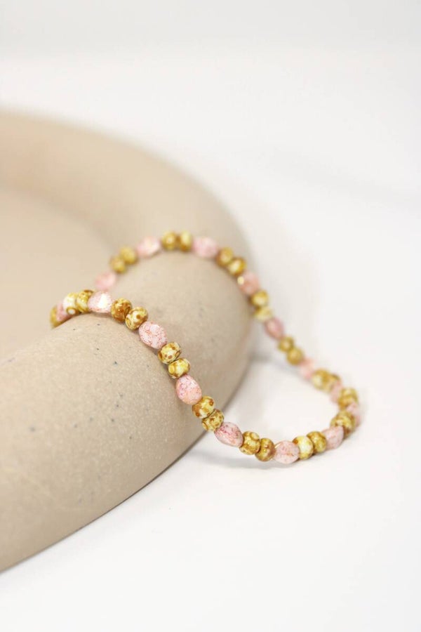 Armband Zalm/aarde tint
