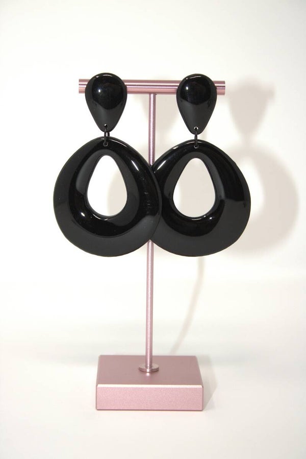 Oorbellen hangers zwart