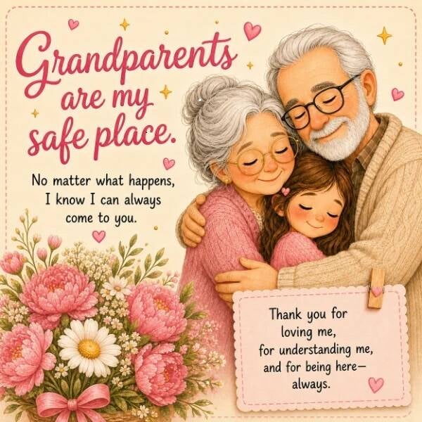 👵💚👴 Grandparents Wall Art