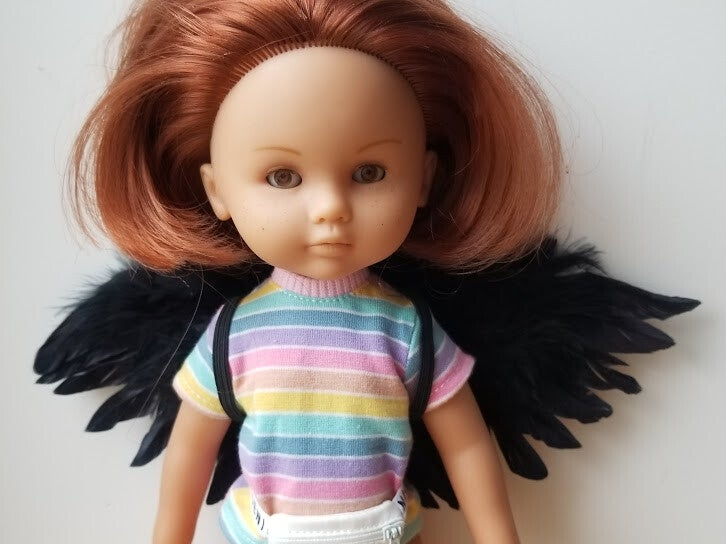 Ailes d'ange plumes noires