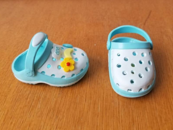 Sandales sabots dollocs crocs bleues 54mm