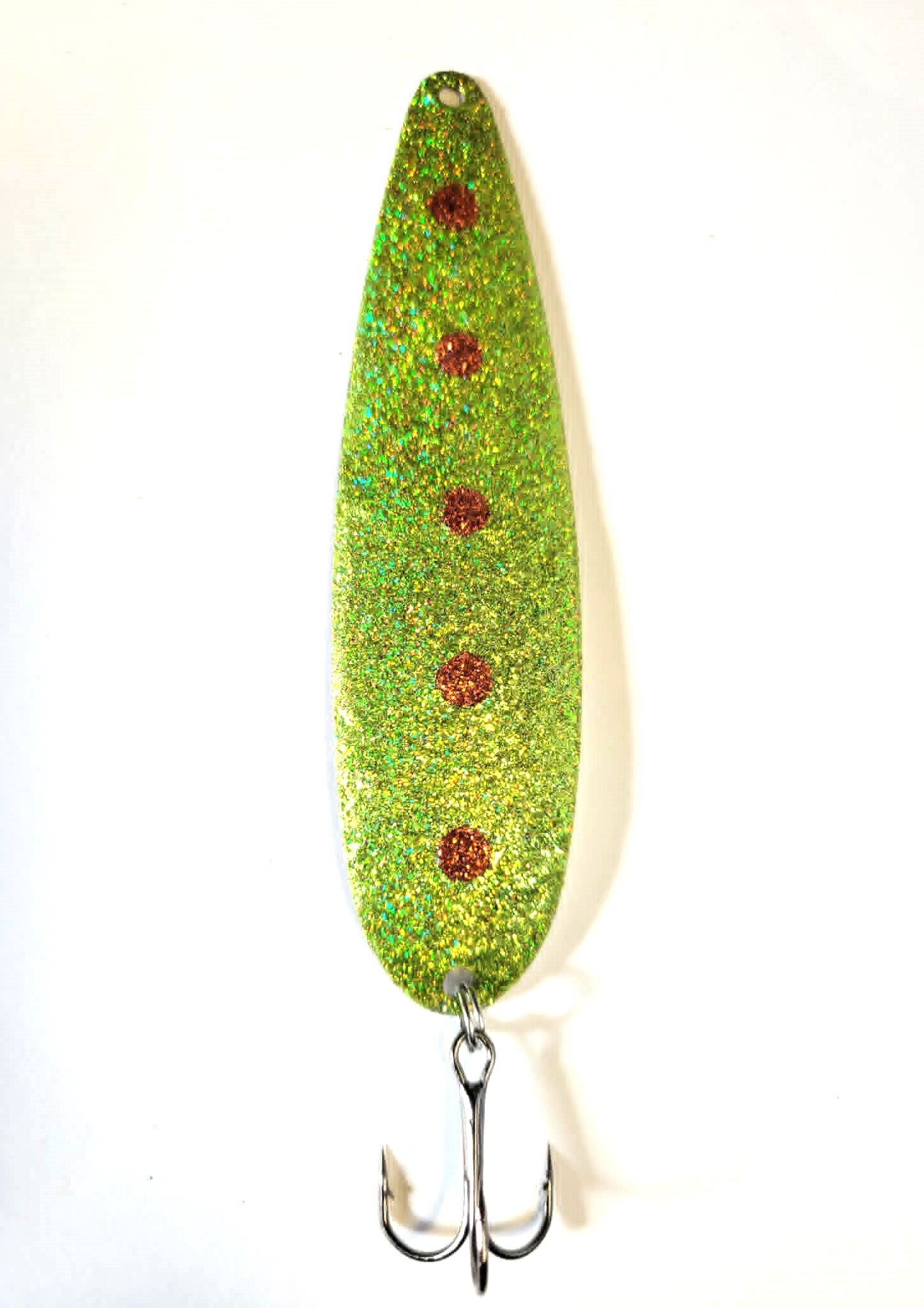 Nova Galaxy Lime Green Holographic Magnum Spoon 4 3/4-inch