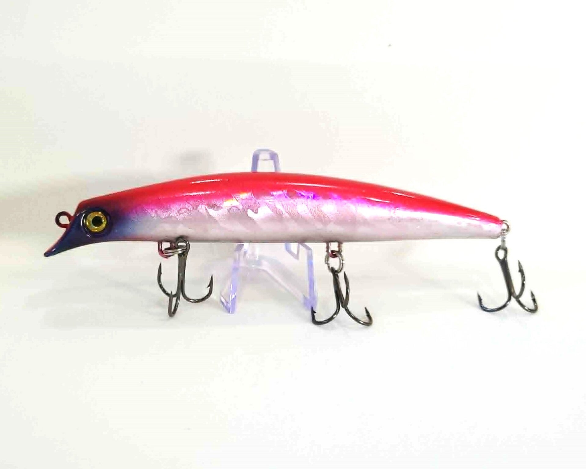 Nebula Flash Silver/Pink Holographic Crank Bait