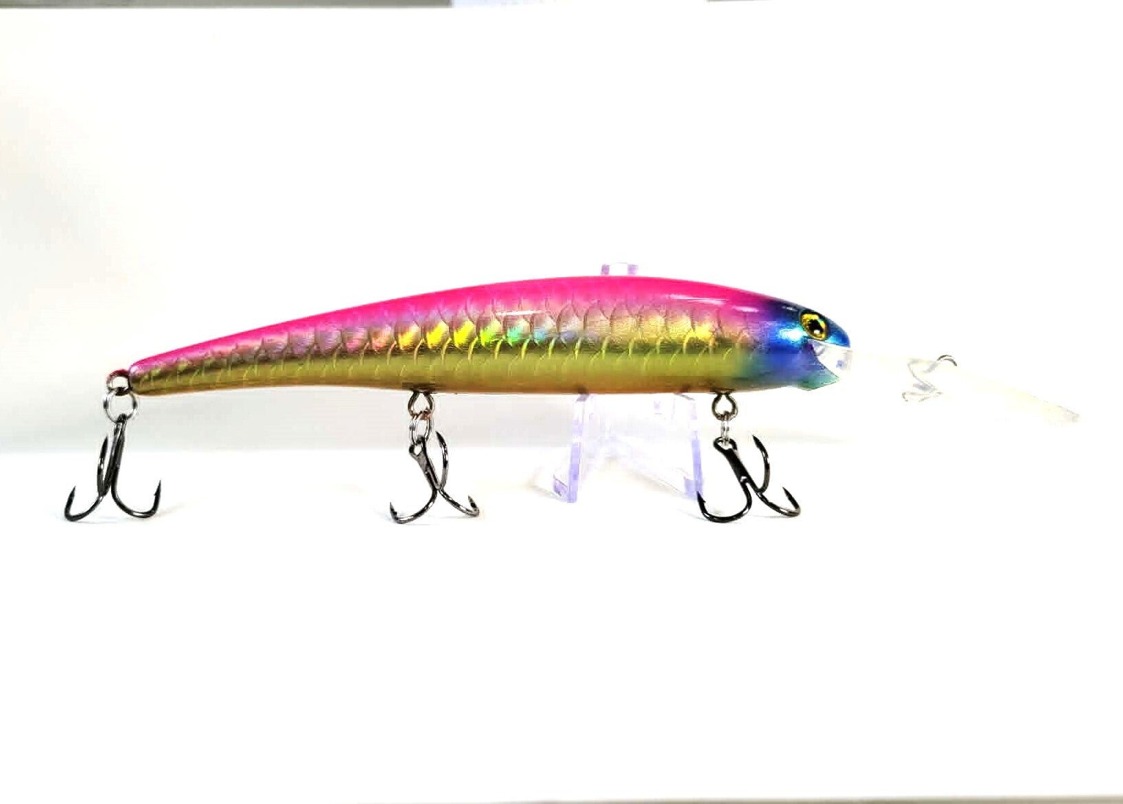 Nebula Flash Pink/Gold Holographic Crank Bait
