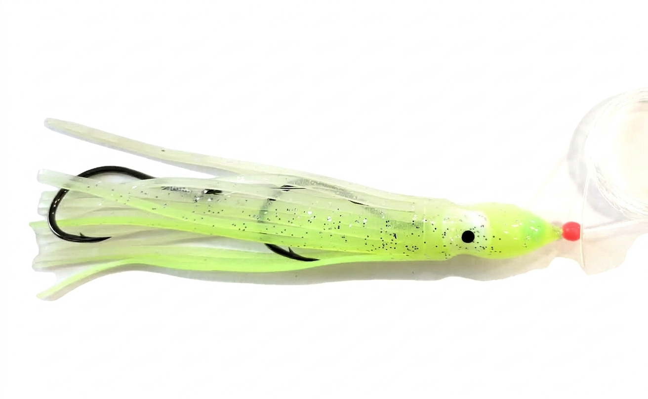 Squid/Hoochie 5.5-inch Glow in Dark Luminous