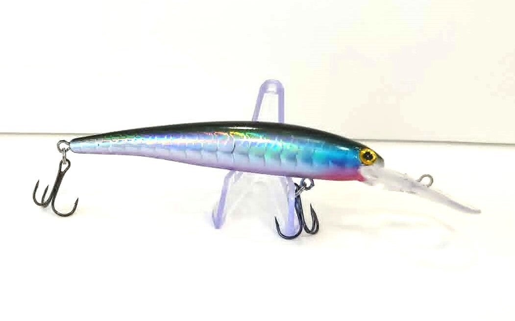 Nebula Flash Olive Green Holographic Crank Bait