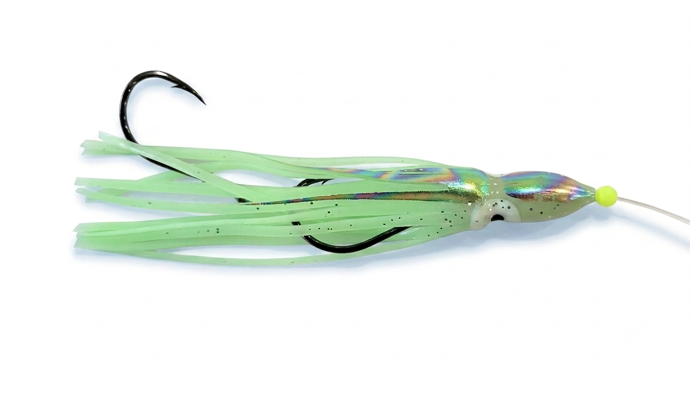 Squid/Hoochie 5-inch Glow in Dark Luminous