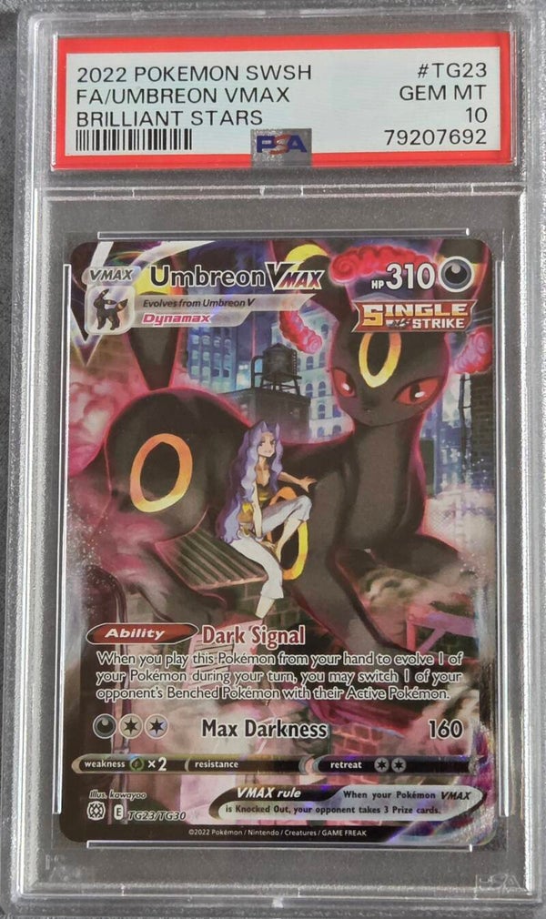 Umbreon VMAX TG23 PSA 10