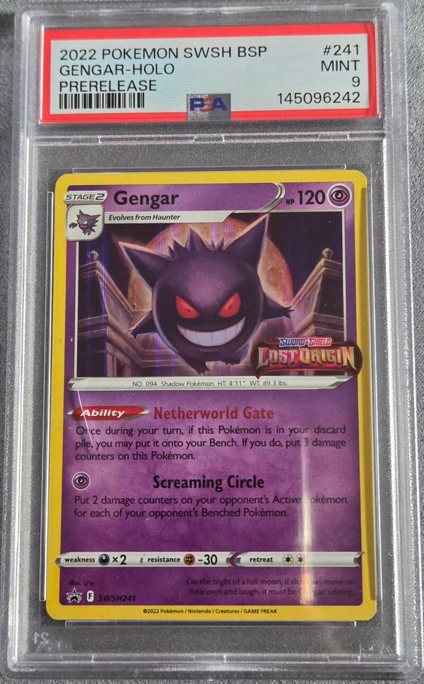 Gengar Lost Origin Stamped PSA 9