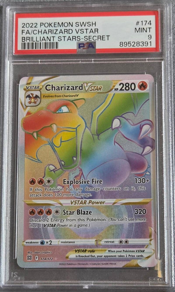 Charizard VSTAR PSA 9