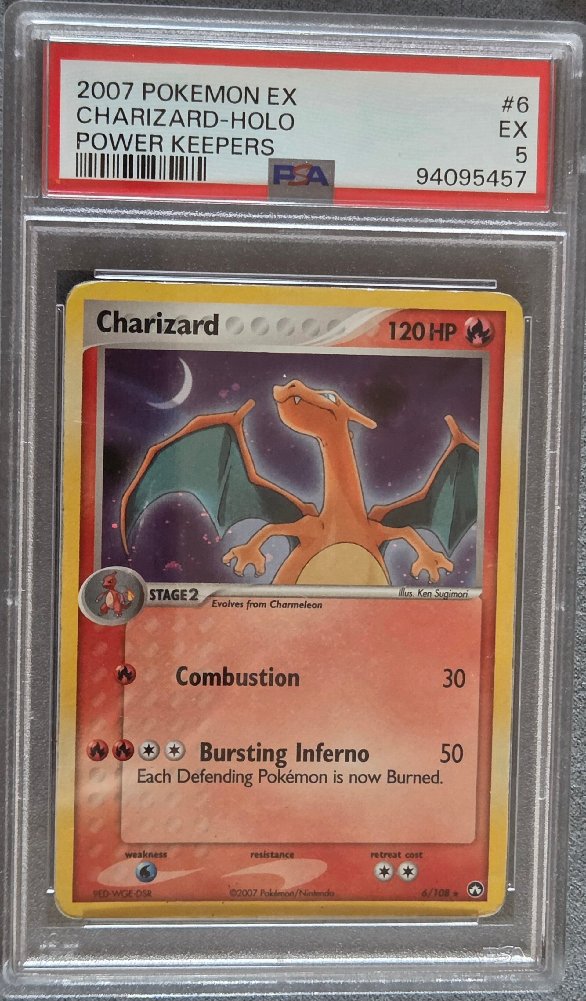 Charizard Power Keepers PSA 5