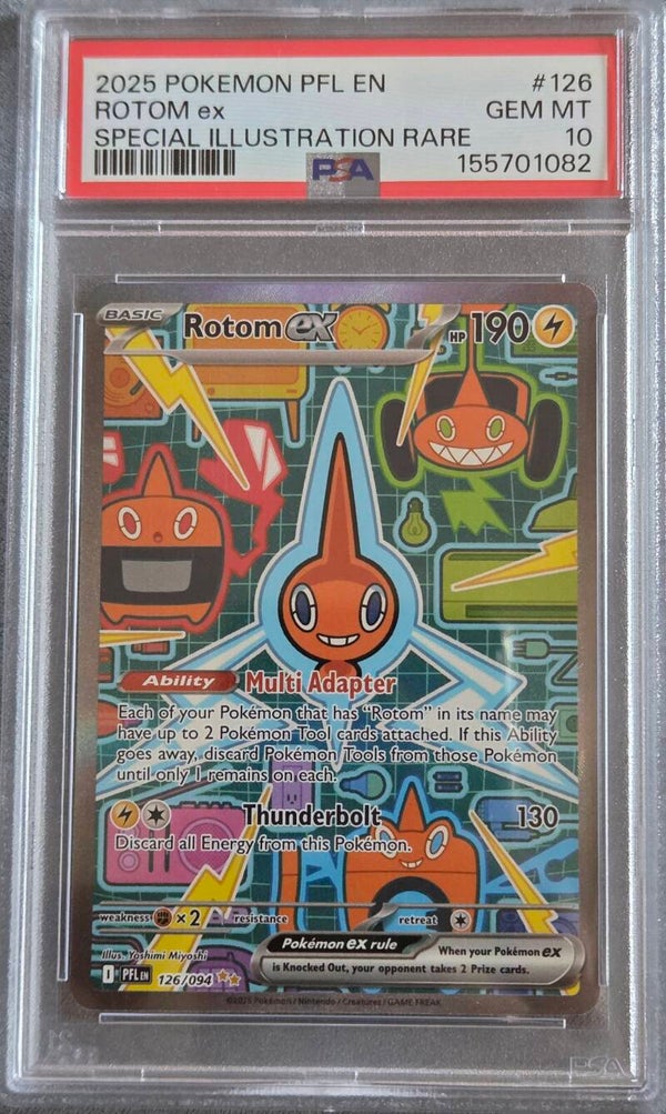 Rotom Ex SIR PSA 10