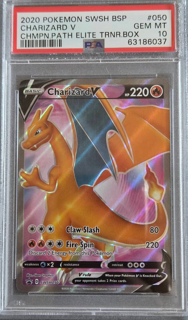 Charizard SWSH050 Promo PSA 10
