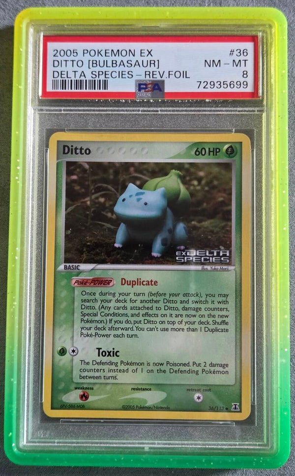 Ditto [ Bulbasaur ] Delta Species PSA 8
