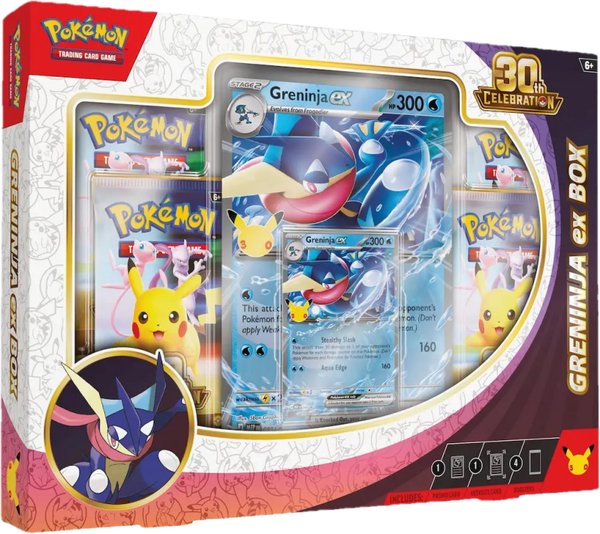30th Anniversary Greninja EX box
