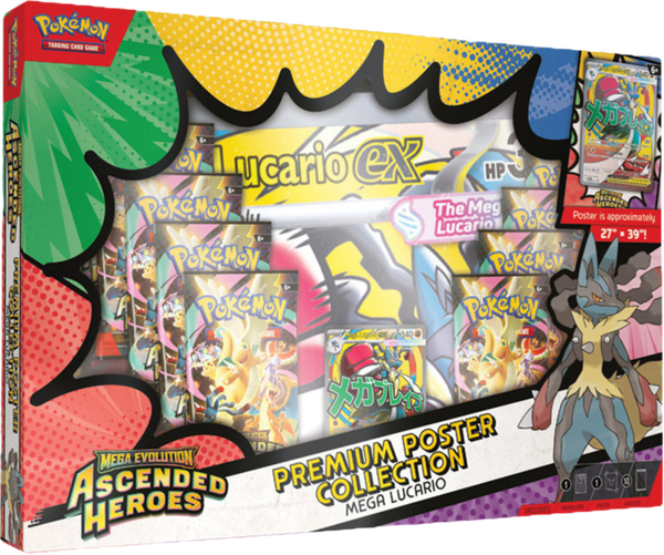 Ascended Heroes Premium Poster Collection Mega-Lucario/ Mega-Gardevoir