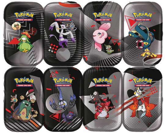 Black Bolt & White Flare Mini Tin