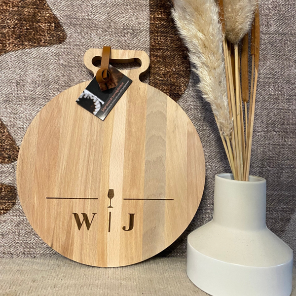 Napoli ronde borrelplank - beukenhout