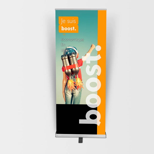 Roll-up BOOST – 80x200cm Ultra Economique