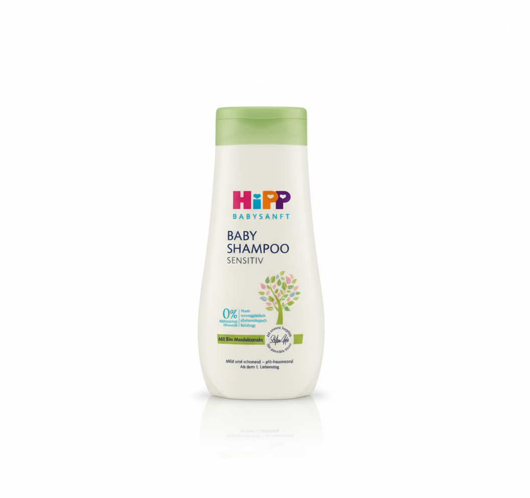 Shampoing Doux Bébé HIPP 200 ml – Nettoyage Naturel & Respectueux du Cuir Chevelu