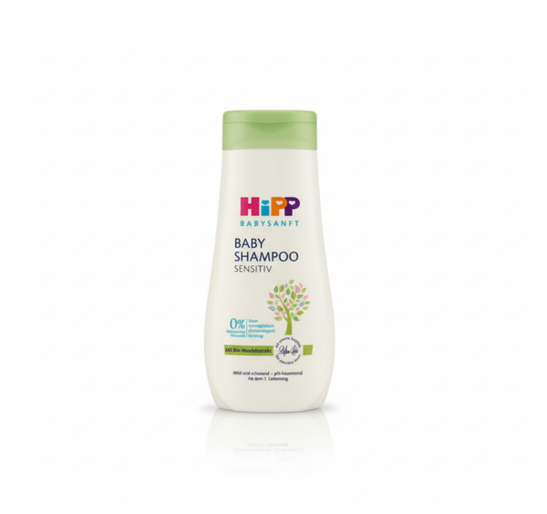 Shampoing Doux Bébé HIPP 200 ml – Nettoyage Naturel & Respectueux du Cuir Chevelu