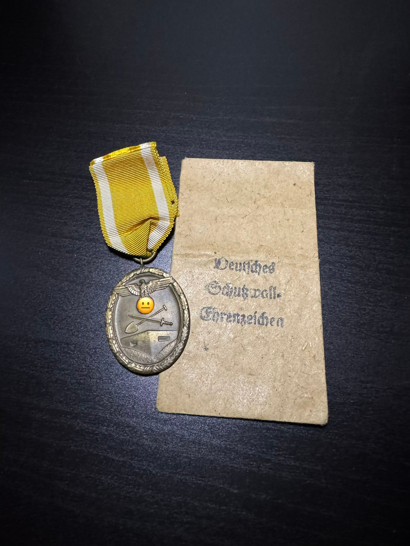 Duitse schutzwall medaille