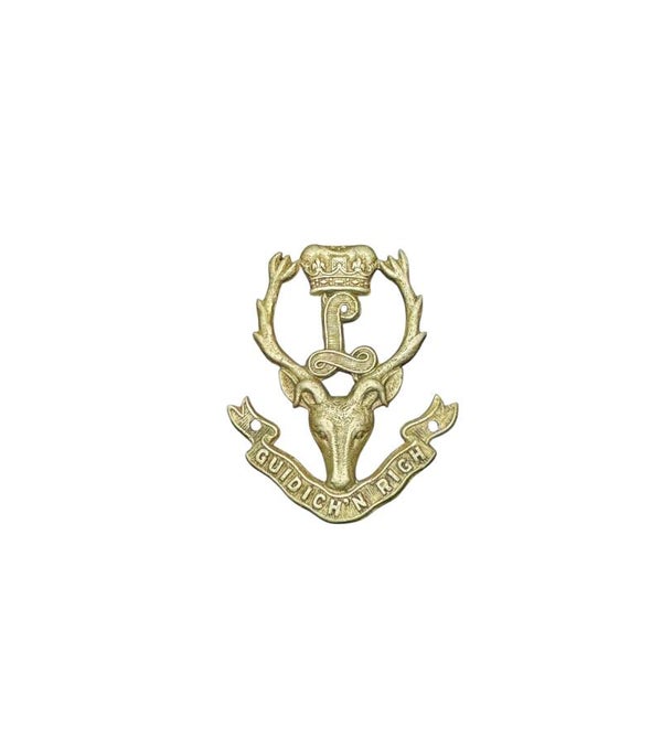 Originele WO2/Vintage Cap Badge – Seaforth Highlanders of Canada (Messing)