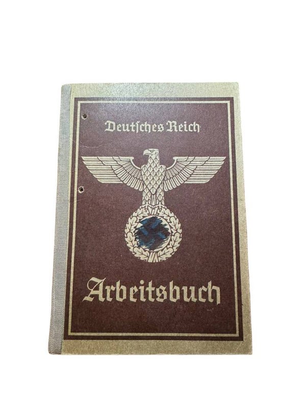 Origineel Duits 'Arbeitsbuch' (Deutsches Reich)