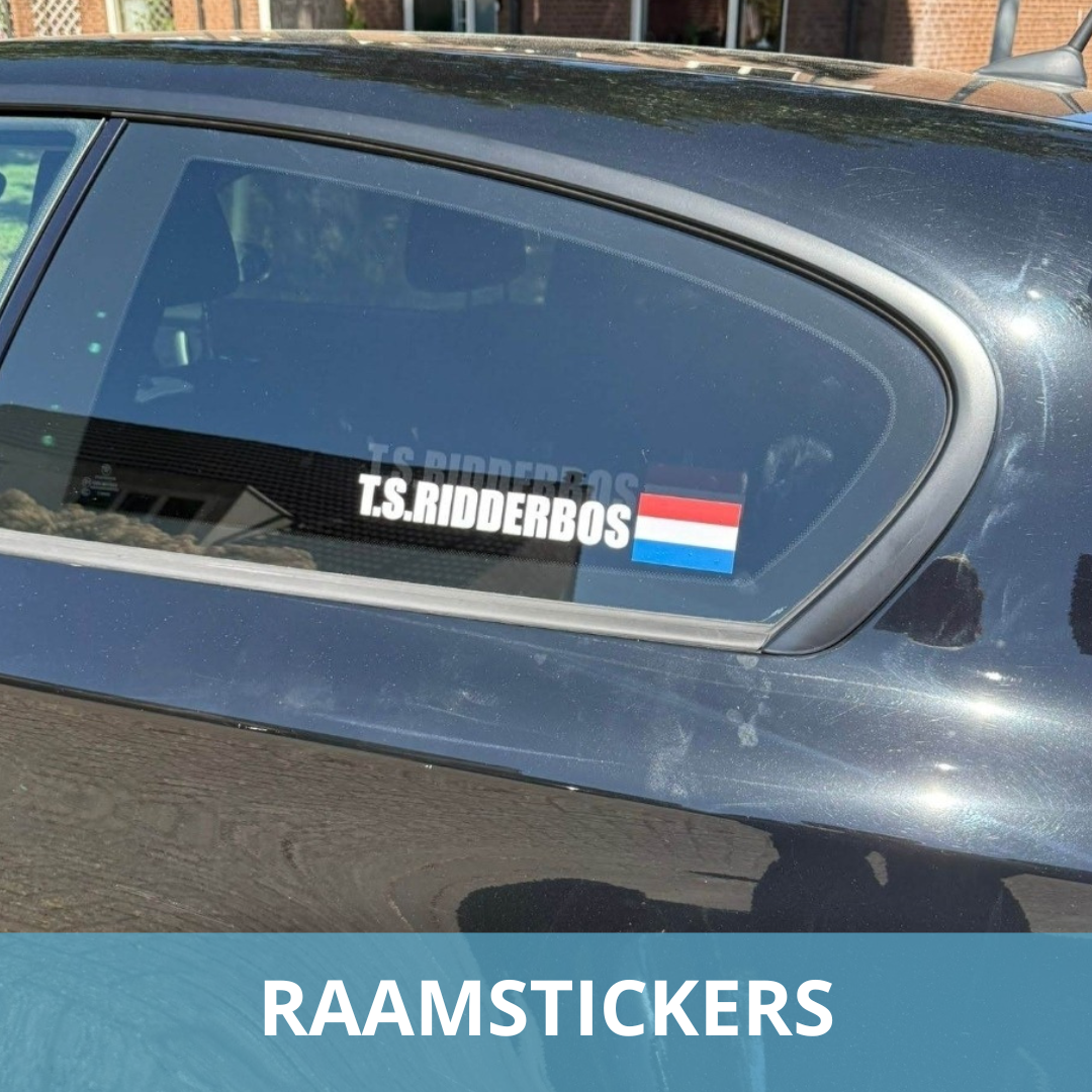 Raamstickers auto